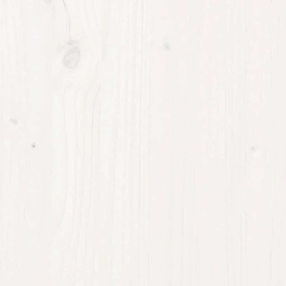 vidaXL Sandbox with Seats White Octagon Solid Wood Pine