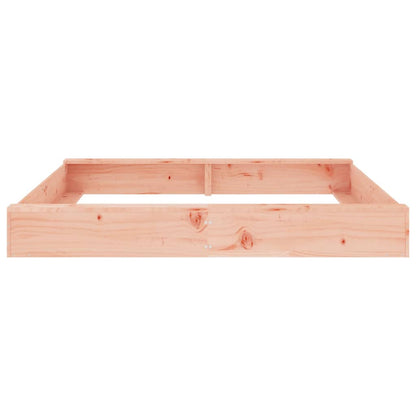 vidaXL Sandbox with Seats Square Solid Wood Douglas