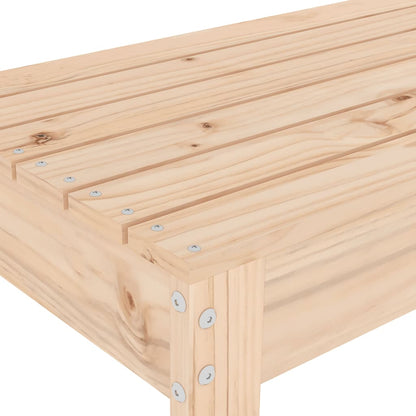 vidaXL Garden Bench 80x38x45 cm Solid Wood Pine