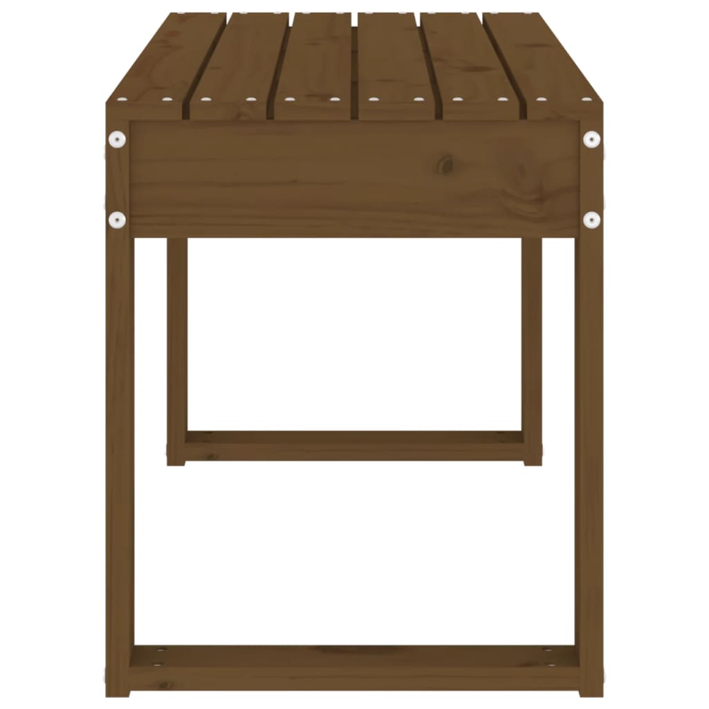 vidaXL Garden Bench | Honey Brown | Solid Pine Wood | Medium | Durable