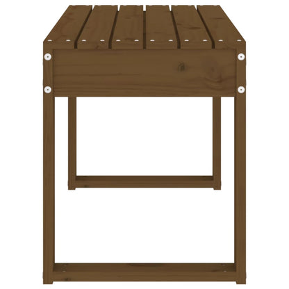vidaXL Garden Bench | Honey Brown | Solid Pine Wood | Medium | Durable