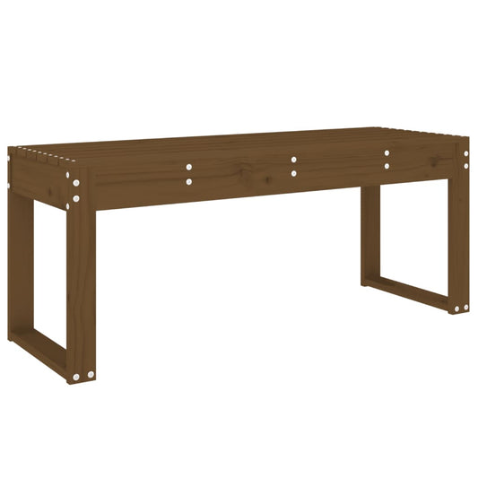 vidaXL Garden Bench | Honey brown | Solid Pine Wood | Standard | Durable