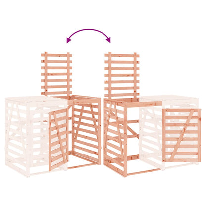 vidaXL Wheelie Bin Storage Extension Solid Wood Douglas