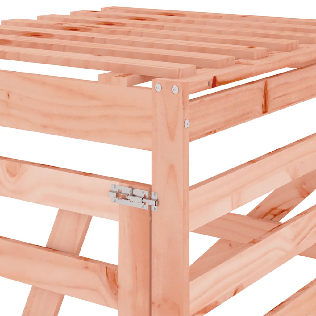 vidaXL Wheelie Bin Storage Extension Solid Wood Douglas