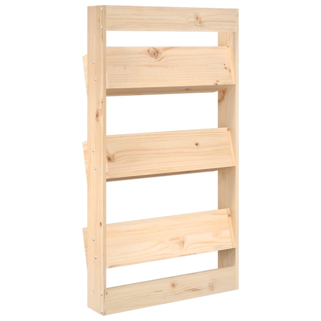 vidaXL Wall Planter 3-Tier 60x18.5x110 cm Solid Wood Pine