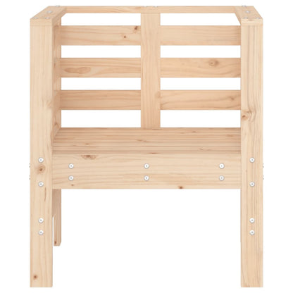 vidaXL Garden Chairs 2 pcs 61.5x53x71 cm Solid Wood Pine