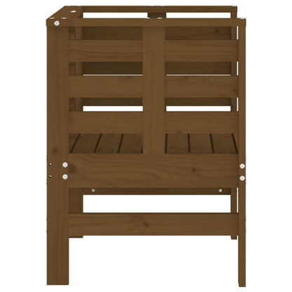 vidaXL Garden Chairs 2 pcs Honey Brown 61.5x53x71 cm Solid Wood Pine