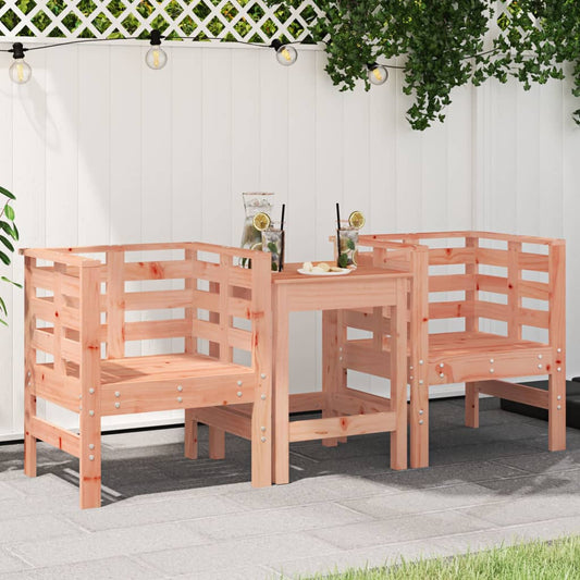 vidaXL Garden Chairs 2 pcs 61,5x53x71 cm Solid Wood Douglas