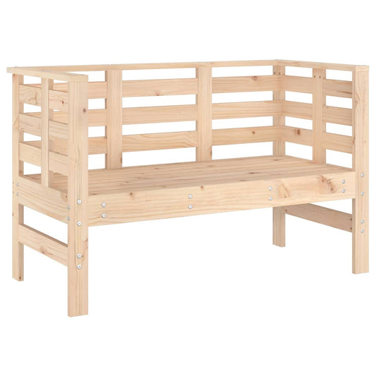 vidaXL Garden Bench | Natural Wood | Solid pine wood | Standard | Durable