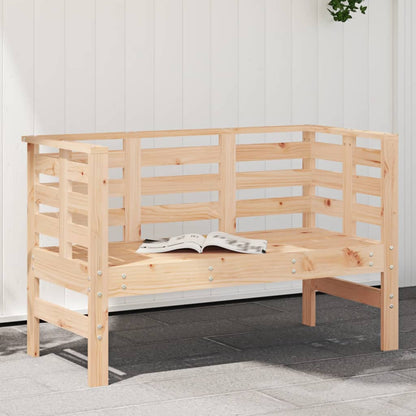 vidaXL Garden Bench | Natural Wood | Solid pine wood | Standard | Durable