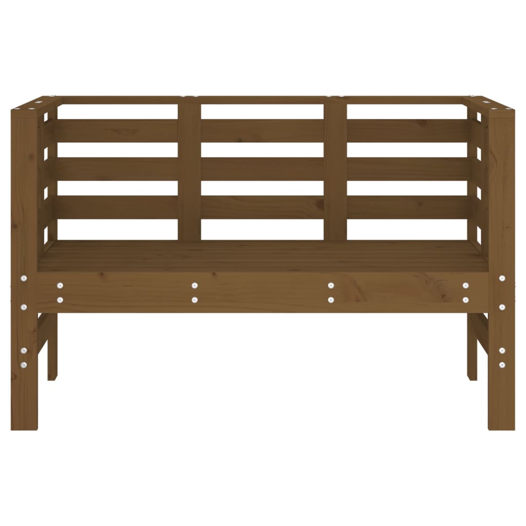 vidaXL Garden Bench | Honey brown | Solid pine wood | Standard |  Tough