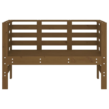 vidaXL Garden Bench | Honey brown | Solid pine wood | Standard |  Tough