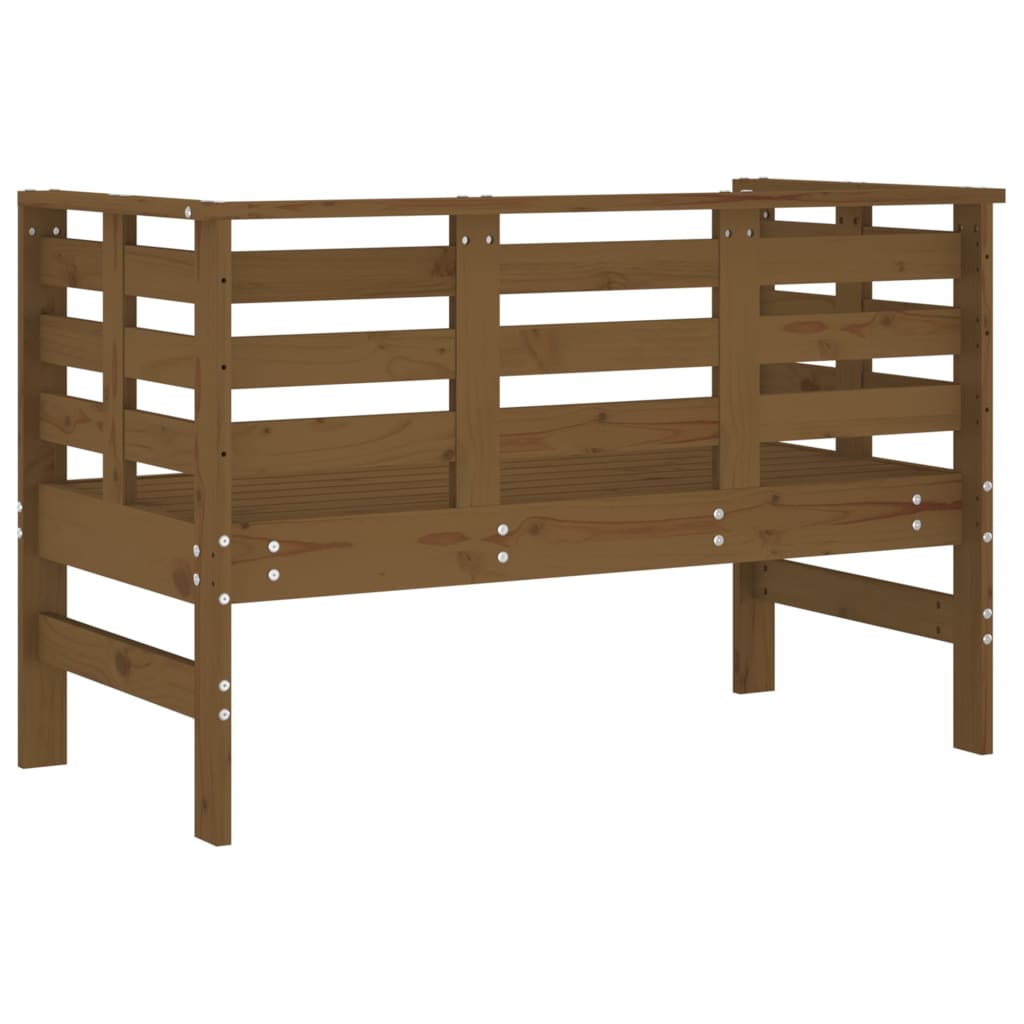 vidaXL Garden Bench | Honey brown | Solid pine wood | Standard |  Tough