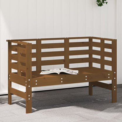 vidaXL Garden Bench | Honey brown | Solid pine wood | Standard |  Tough