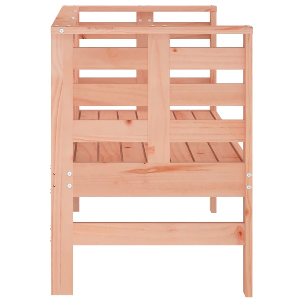 vidaXL Garden Bench | Natural Wood | Solid Douglas wood | 2-seater | Durable