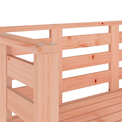 vidaXL Garden Bench | Natural Wood | Solid Douglas wood | 2-seater | Durable