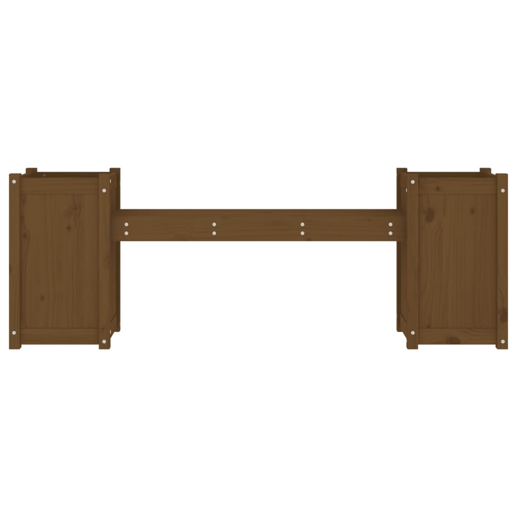 vidaXL Planter Bench Honey Brown 180x36x63 cm Solid Wood Pine