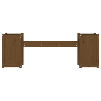 vidaXL Planter Bench Honey Brown 180x36x63 cm Solid Wood Pine