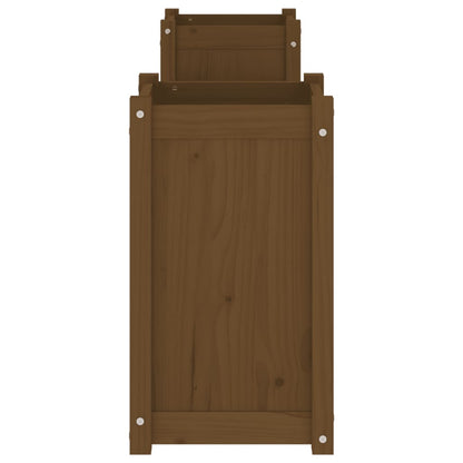vidaXL Planter Bench Honey Brown 180x36x63 cm Solid Wood Pine