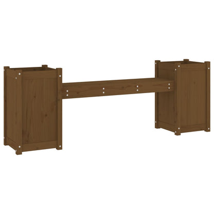 vidaXL Planter Bench Honey Brown 180x36x63 cm Solid Wood Pine