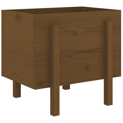 vidaXL Garden Planter Honey Brown 62x50x57 cm Solid Wood Pine