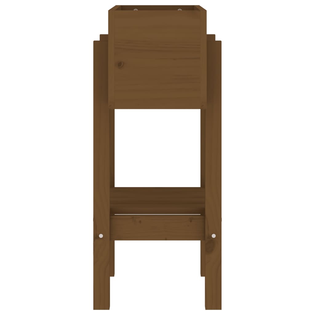 vidaXL Garden Planter Honey Brown 62x30x69 cm Solid Wood Pine