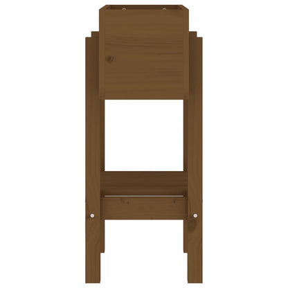 vidaXL Garden Planter Honey Brown 62x30x69 cm Solid Wood Pine