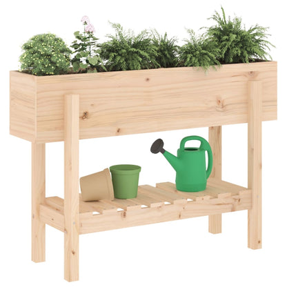 vidaXL Garden Raised Bed 101x30x69 cm Solid Wood Pine