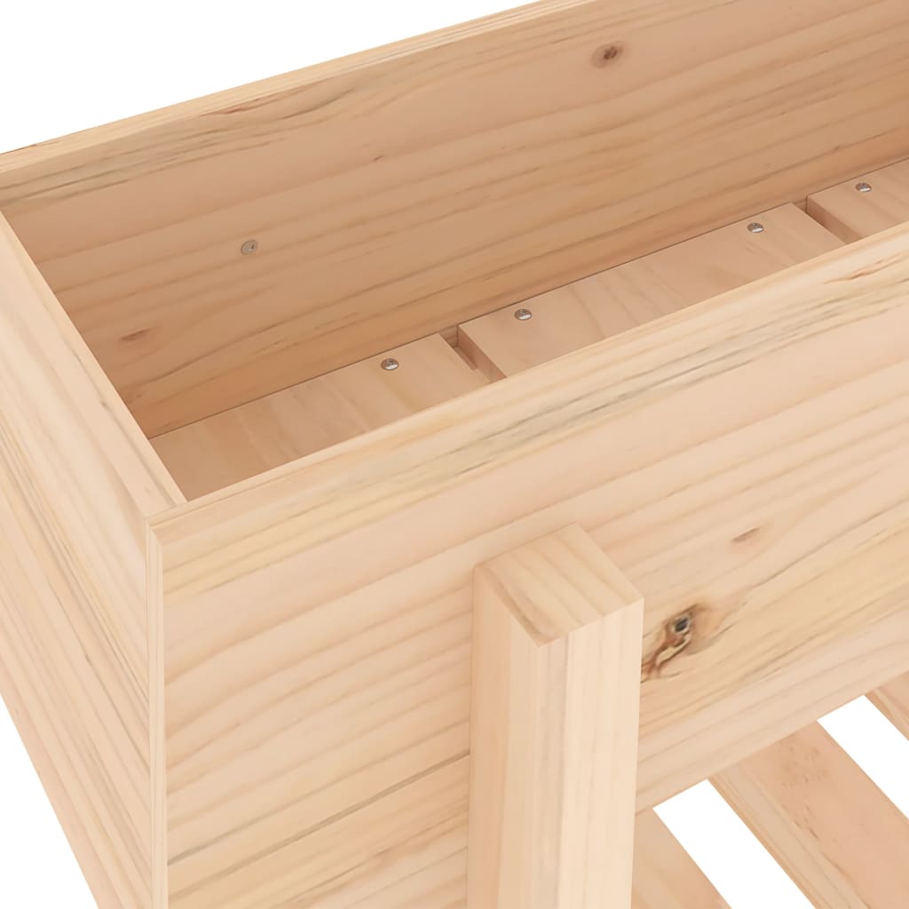 vidaXL Garden Raised Bed 101x30x69 cm Solid Wood Pine