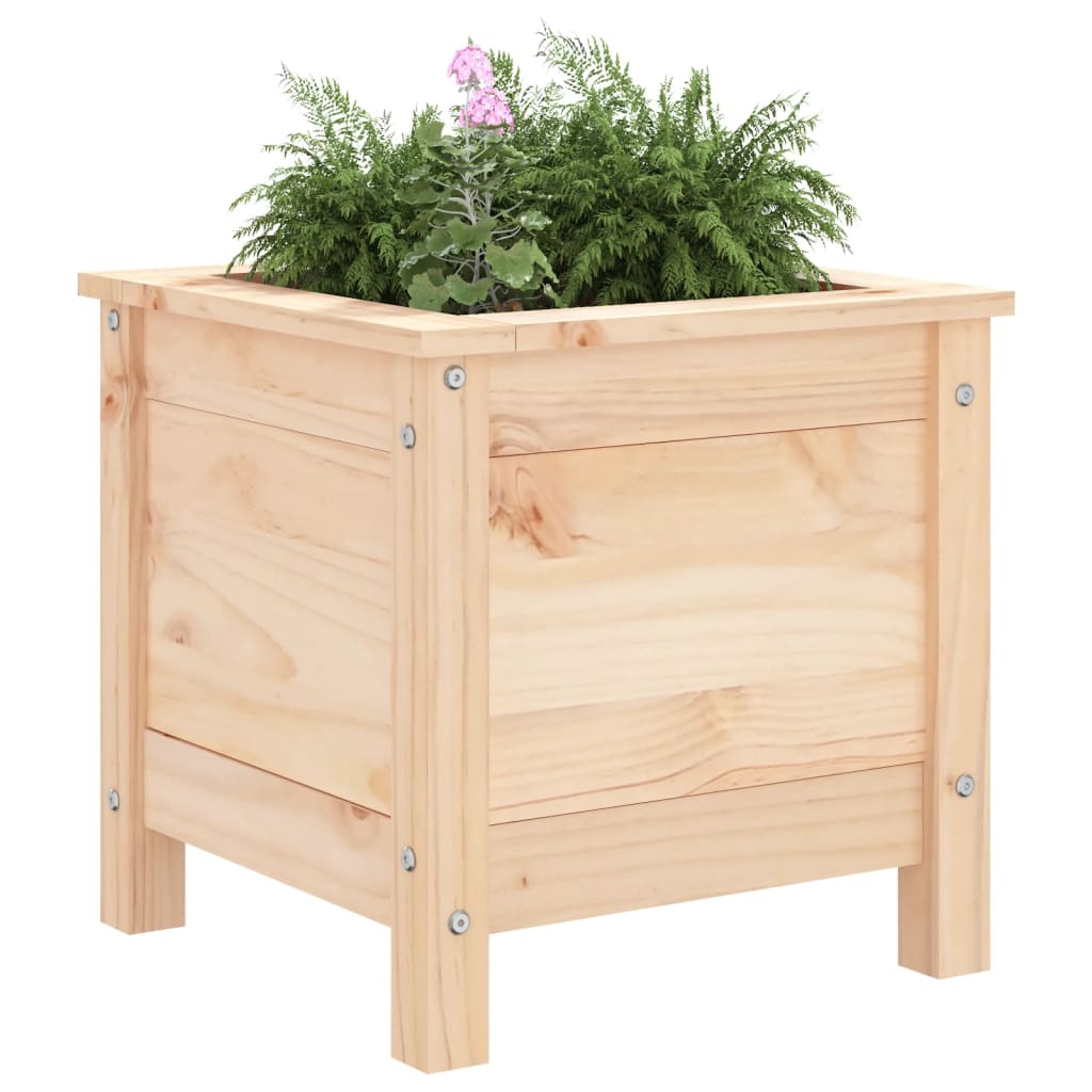 vidaXL Garden Planter 40x40x39 cm Solid Wood Pine