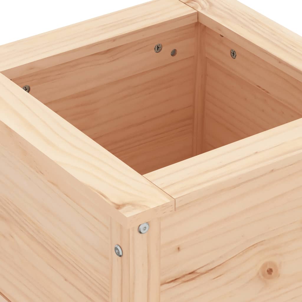 vidaXL Garden Planter 40x40x39 cm Solid Wood Pine