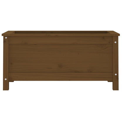 vidaXL Garden Planter Honey Brown 82.5x40x39 cm Solid Wood Pine