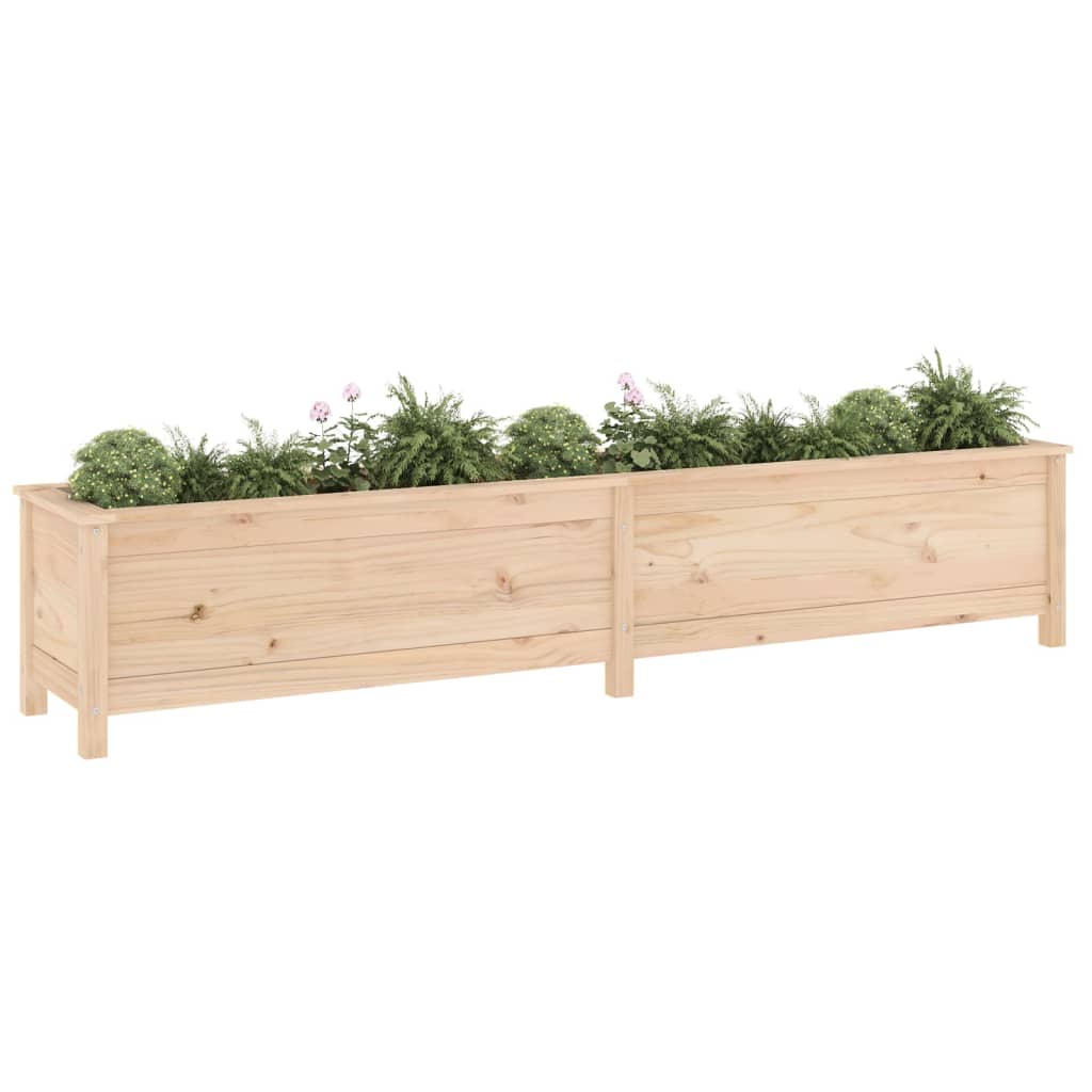 vidaXL Garden Raised Bed 199.5x40x39 cm Solid Wood Pine
