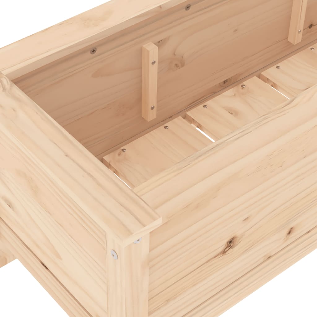 vidaXL Garden Raised Bed 199.5x40x39 cm Solid Wood Pine