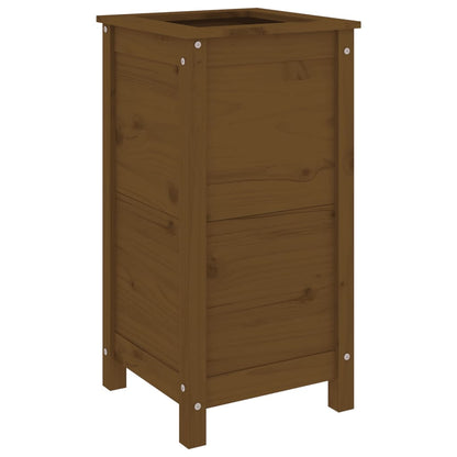 vidaXL Garden Planter Honey Brown 40x40x78 cm Solid Wood Pine