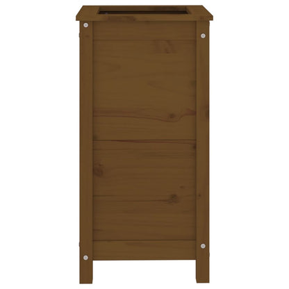 vidaXL Garden Planter Honey Brown 40x40x78 cm Solid Wood Pine