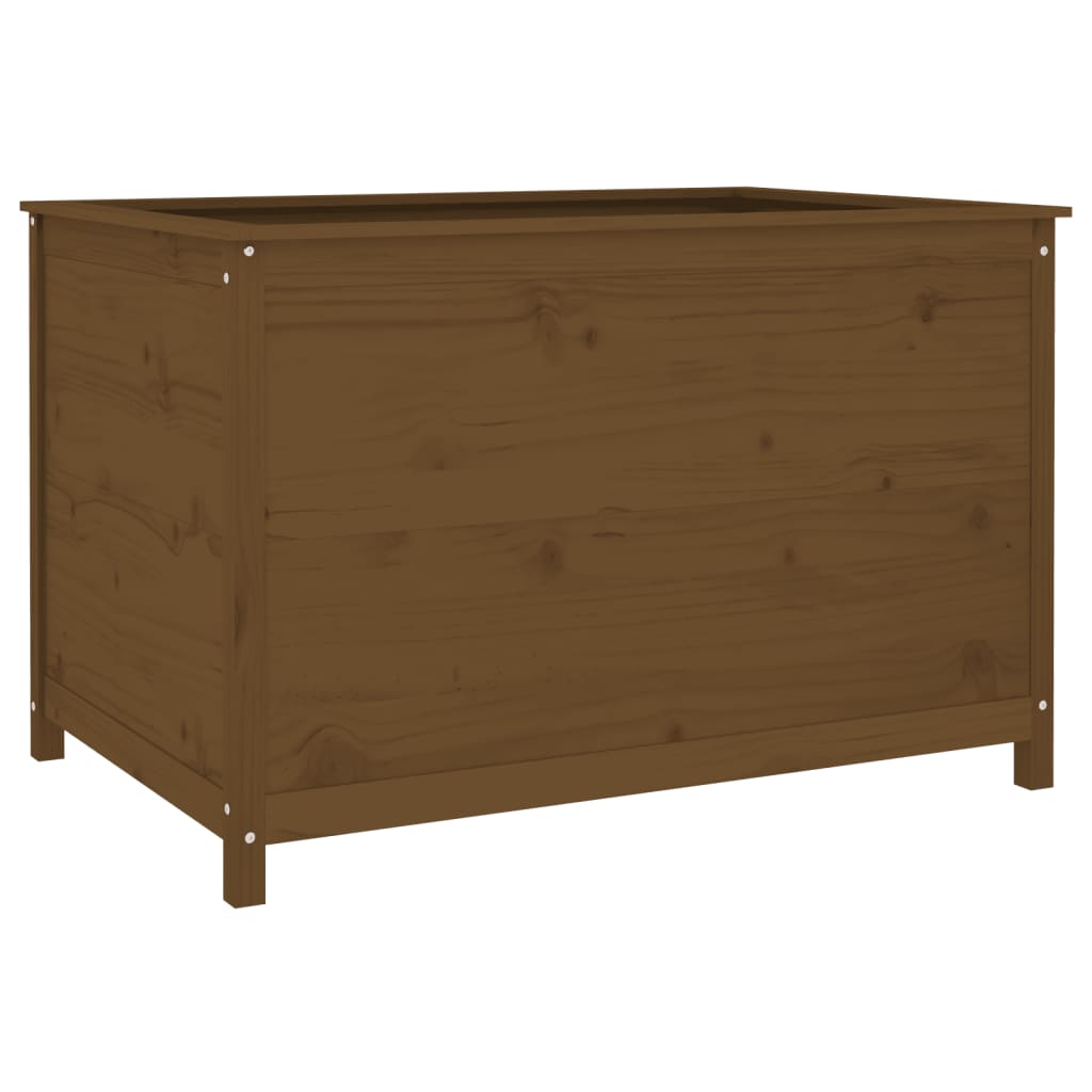 vidaXL Garden Raised Bed Honey Brown 119.5x82.5x78 cm Solid Wood Pine