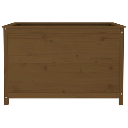 vidaXL Garden Raised Bed Honey Brown 119.5x82.5x78 cm Solid Wood Pine