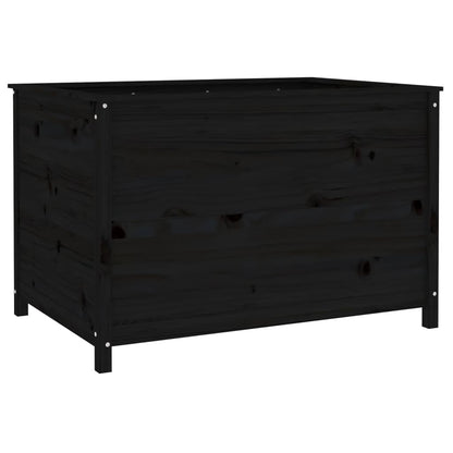 vidaXL Garden Raised Bed Black 119.5x82.5x78 cm Solid Wood Pine