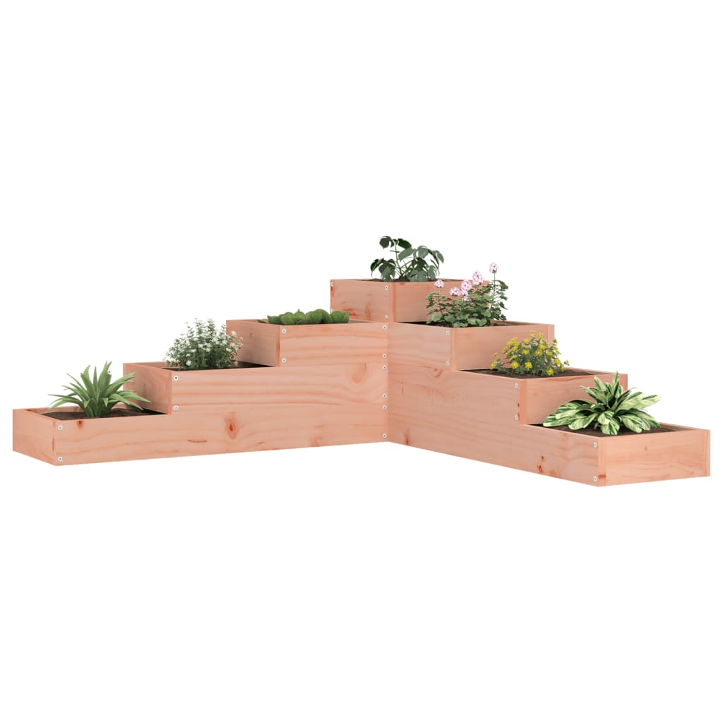 vidaXL Garden Planter 4-Tier 106x104.5x36 cm Solid Wood Douglas
