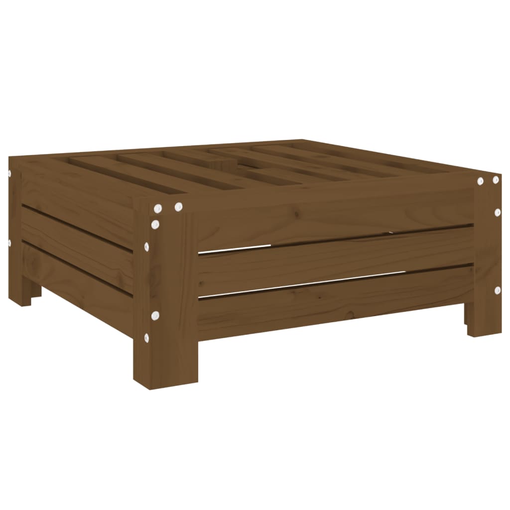 vidaXL Parasol Base Cover Honey Brown Solid Wood Pine