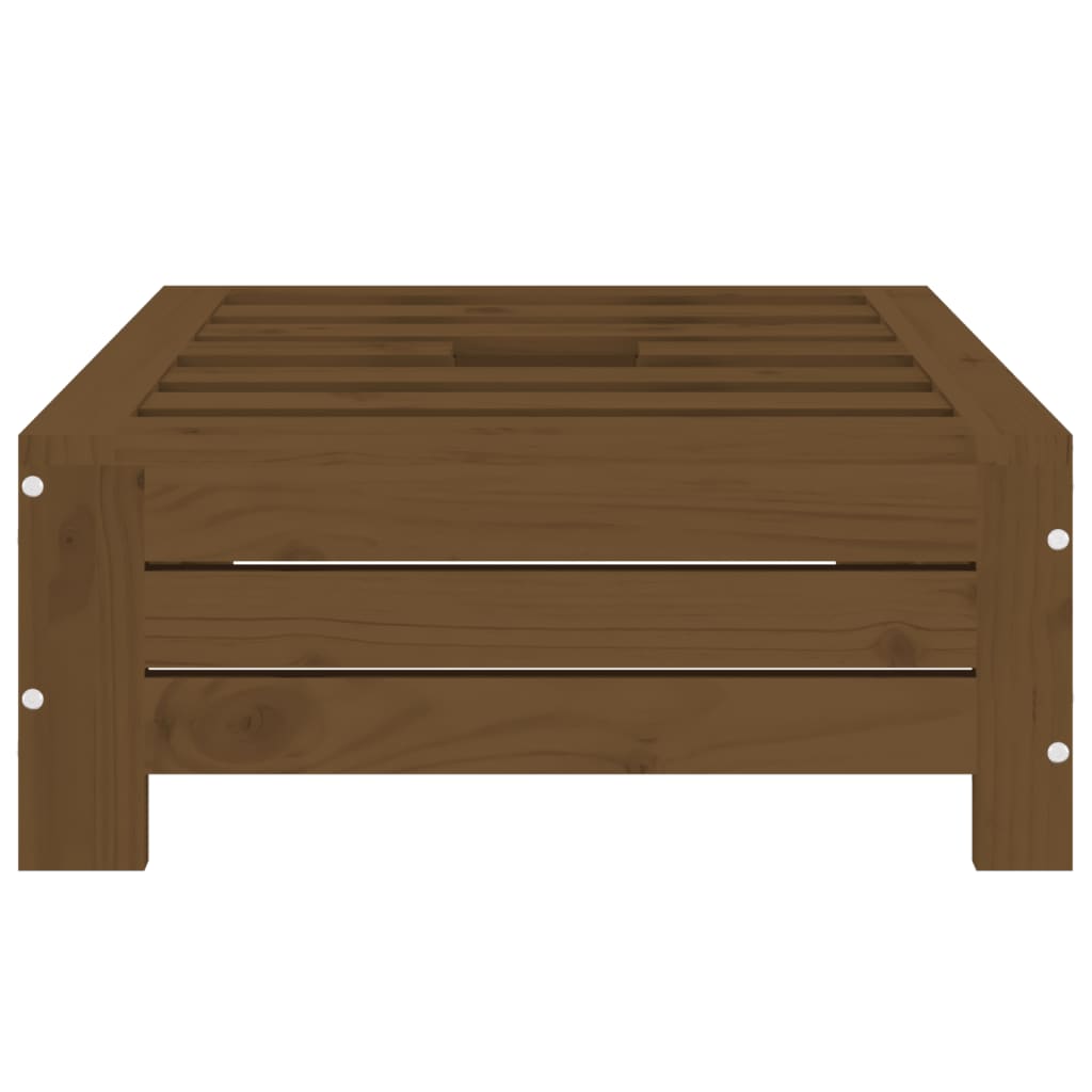 vidaXL Parasol Base Cover Honey Brown Solid Wood Pine