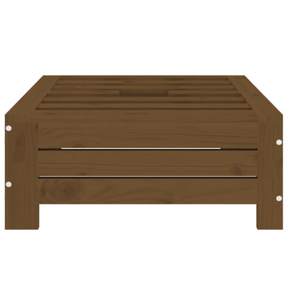 vidaXL Parasol Base Cover Honey Brown Solid Wood Pine