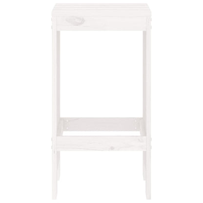 vidaXL Bar Stools 2 pcs White 40x36x75 cm Solid Wood Pine