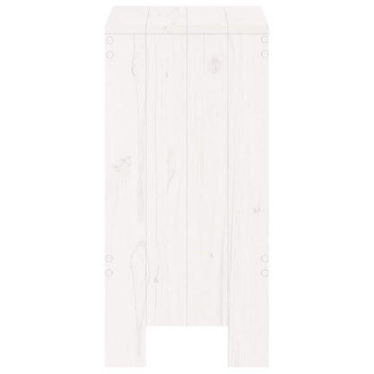vidaXL Bar Stools 2 pcs White 40x36x75 cm Solid Wood Pine