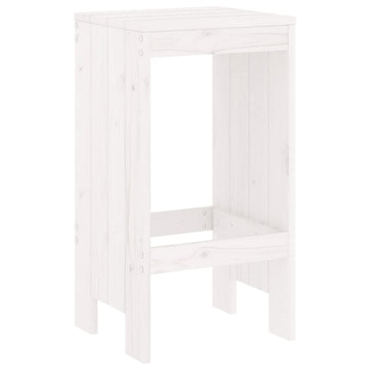 vidaXL Bar Stools 2 pcs White 40x36x75 cm Solid Wood Pine