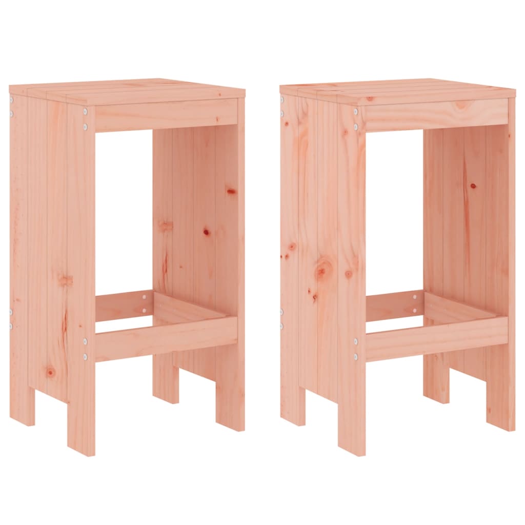 vidaXL Bar Stools 2 pcs 40x36x75 cm Solid Wood Douglas