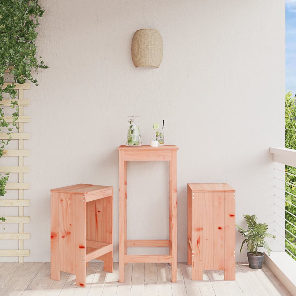 vidaXL Bar Stools 2 pcs 40x36x75 cm Solid Wood Douglas