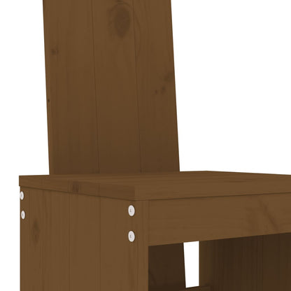 vidaXL Bar Stools 2 pcs Honey Brown 40x42x120 cm Solid Wood Pine