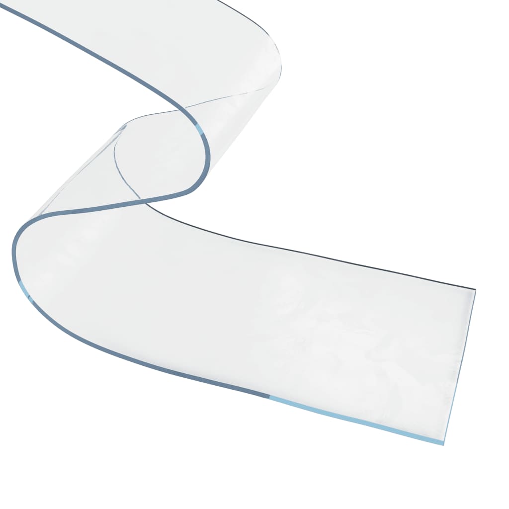 vidaXL Door Curtain Transparent 300 mmx2,6 mm 10 m PVC